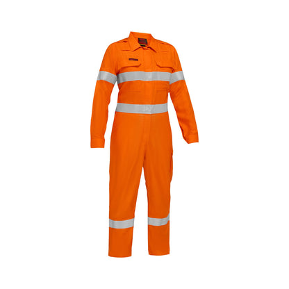 Coverall APEX 160/185 Taped Hi Vis FR Org 10 Bisley 10 Orange BCL8475T_BVEO_40060469_BCL8475T_BVEO10