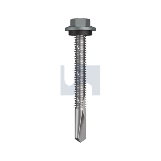 S500 Sds Hex Hd + Washer Windspray (Smokey) -Cl4 As3566 #12-24 50 - Pk 100_40098613_TWN54SH1224050