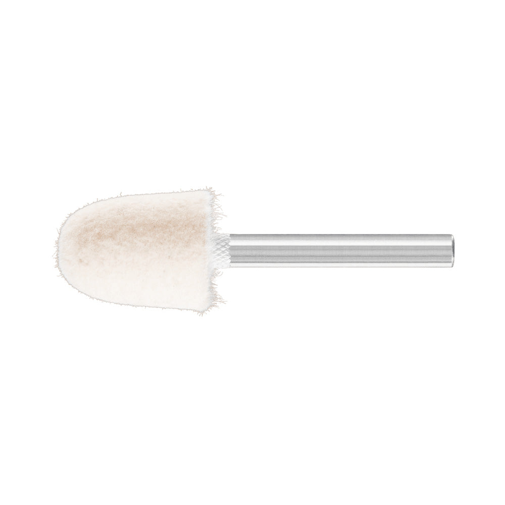 Medium-hard felt polishing points conical shape dia. 20x25 mm shank 6 mm_40108214_44182026