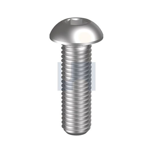 Unf Btn Hd Skt Screw H 304 SS Ansi B18.3/A2 3/8'' Unf 1 - Pk 50_40099650_SB04PF0370100