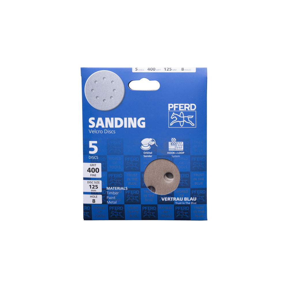 POS uni. alu. oxide hook and loop-backed abrasive disc KSS ECO AC 125 A400_40108407_45017898
