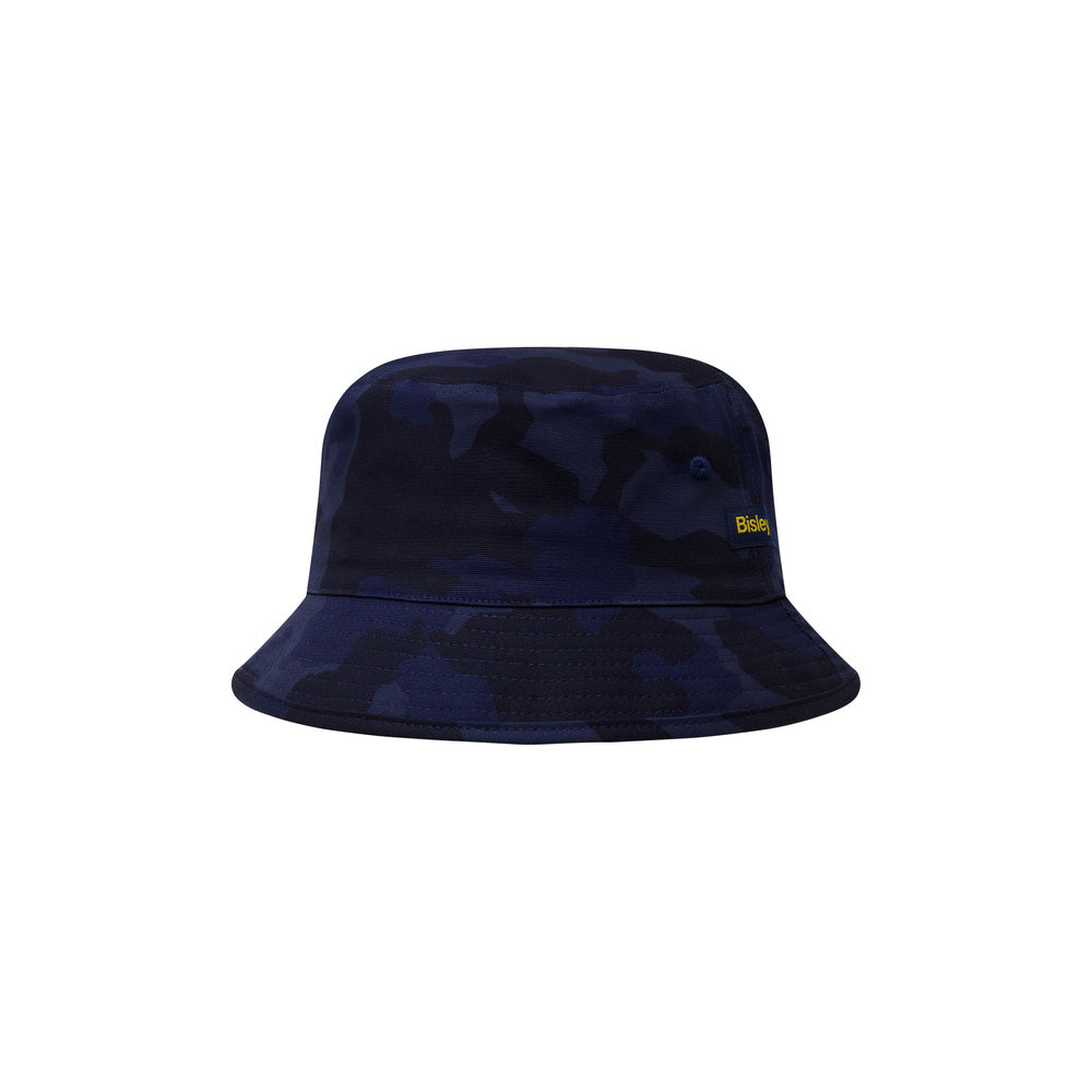 Hat Printed Bucket Cotton 280gsm Navy Camo Bisley_40114097_BHAT73_PPCTONE