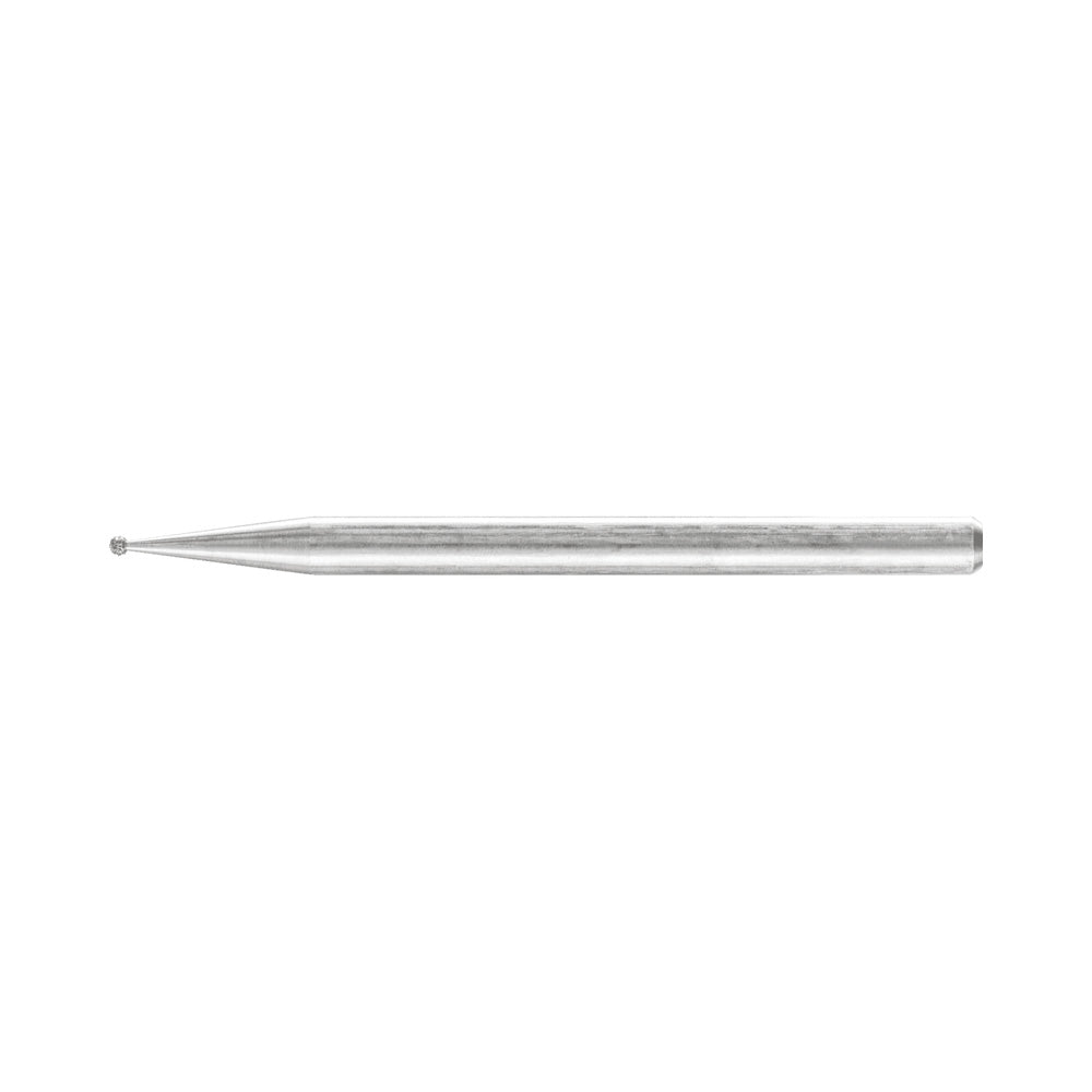 Diamond grinding point ball 1.0mm shank 3mm D126 medium engraving/deburrin_40108034_36201010