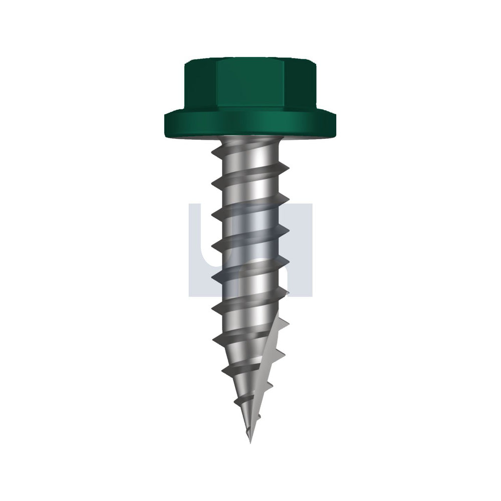 17 Flg Hex Hd Cottage Green (Permanent) -Cl4 As3566 #14-10 30 - Pk 1000_40094444_TCGW4FH1410030