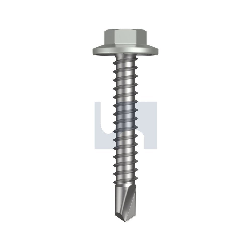 Metal Sds Flg Hex Hd Shale Grey (Gull Grey) -Cl3 As3566 #12-14 35 - Pk 100_40095693_TSGM3FH1214035