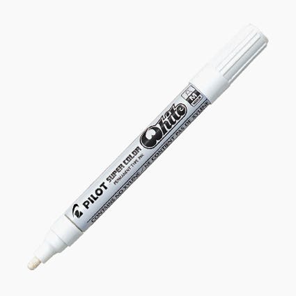 Pilot Marker White Sc-W 2.0mm 1000553 26923