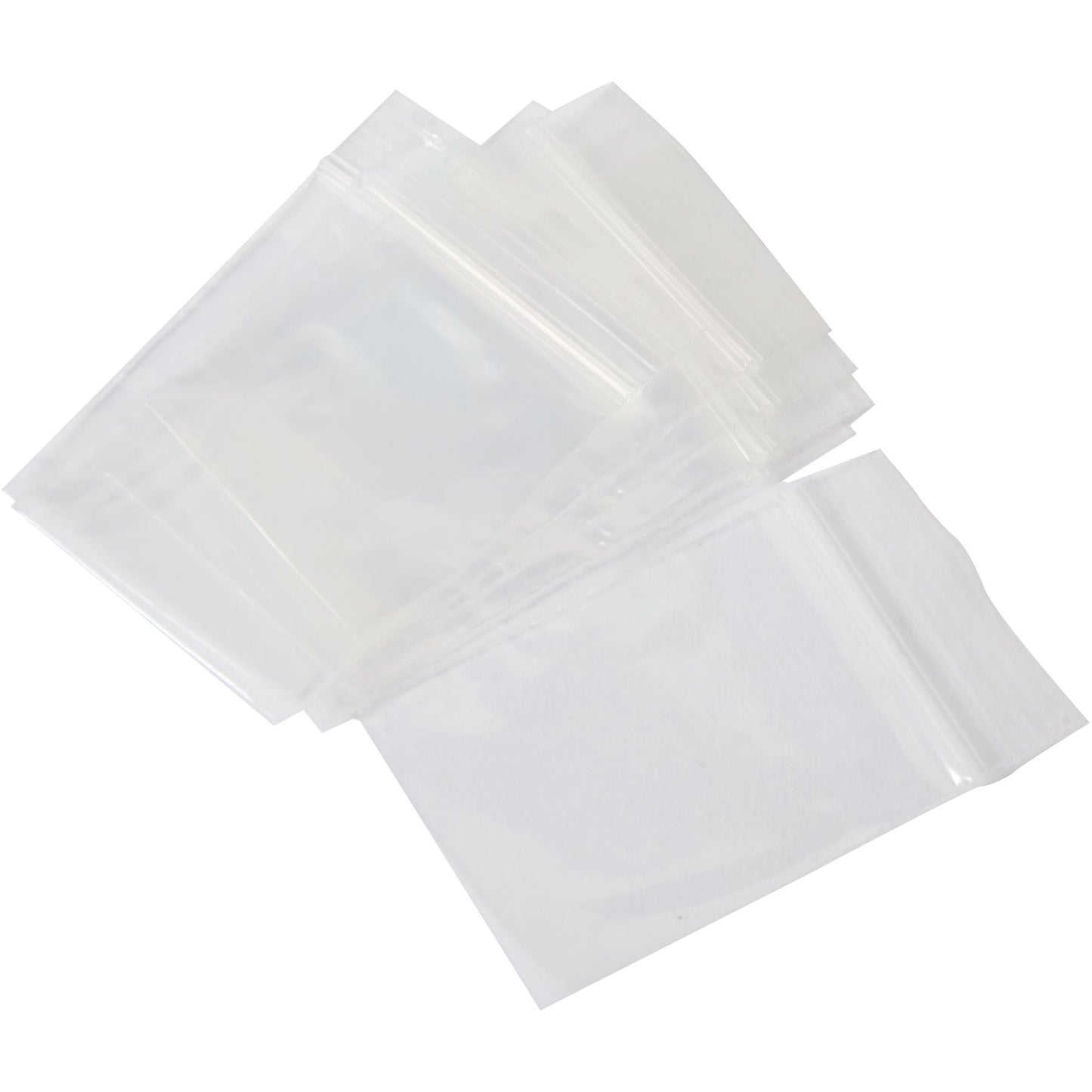 Cumberland Plastic Press Seal Bags Write On 90X150mm 50 Micron Clear White 1002490 BAGP220W