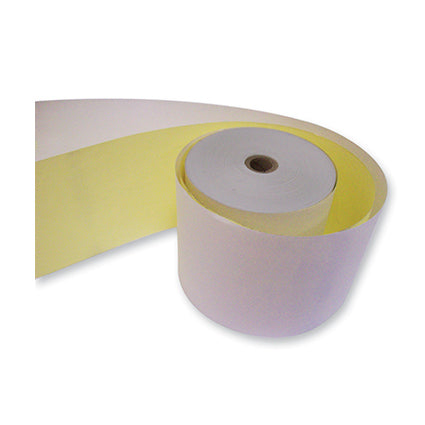 Kleenkopy Cash Register Roll 2 Ply 76X76mm White Yellow_1003934_49006