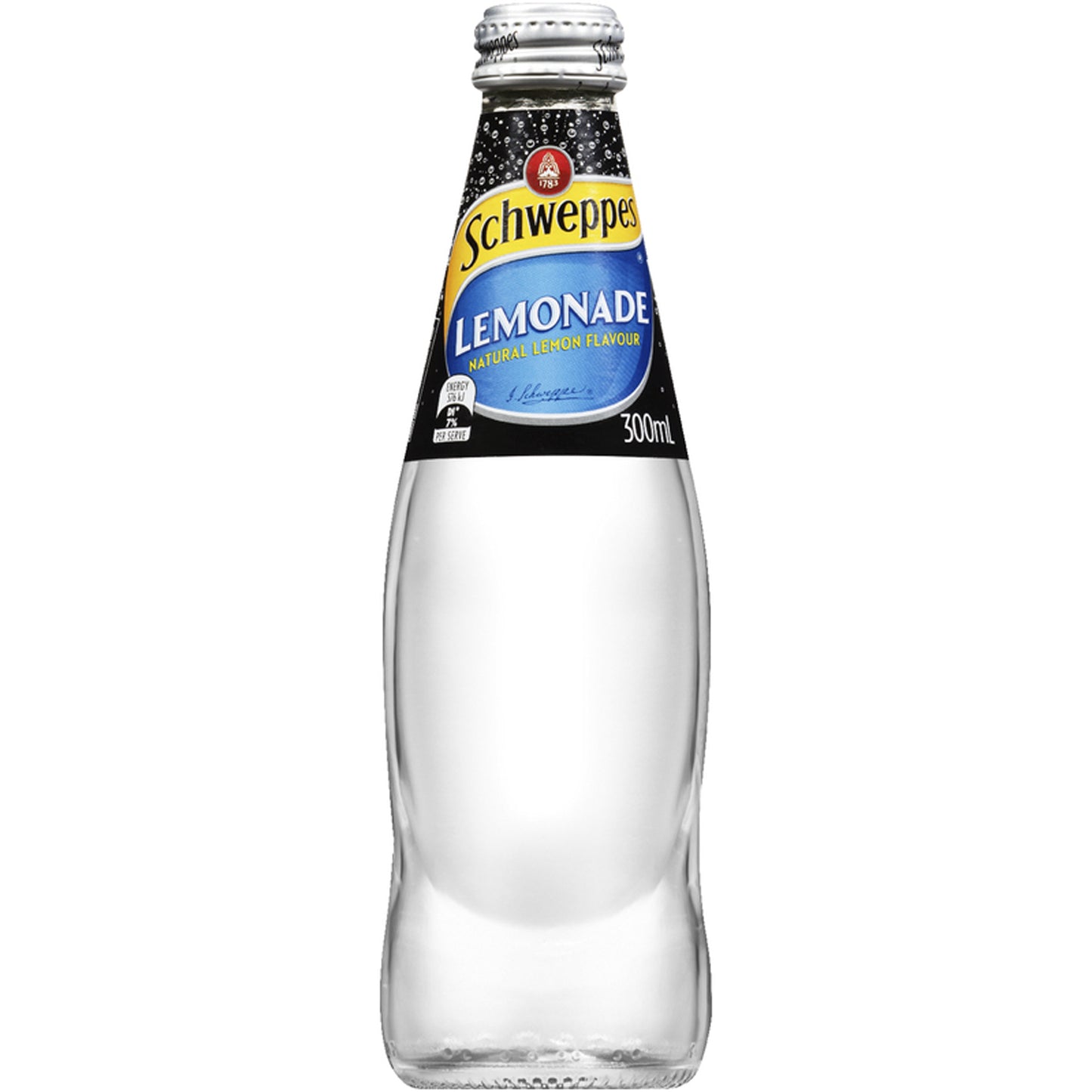 Schweppes Lemonade Glass Bottle 300ml Pack 4_1004635_10001397
