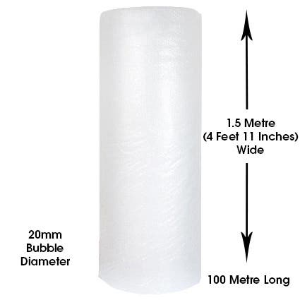 Polycell Bubblewrap 1500mmx100M 20mm Bubble 1005381 P20