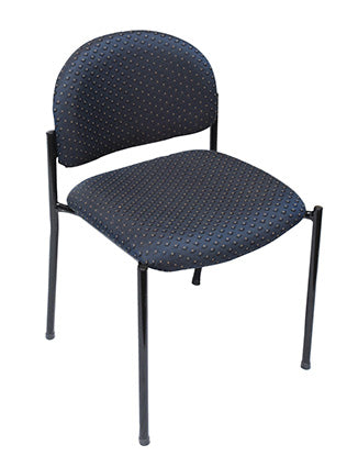 Rapid V100 Stackable Visitor Chair Black_1007670_V100 BL