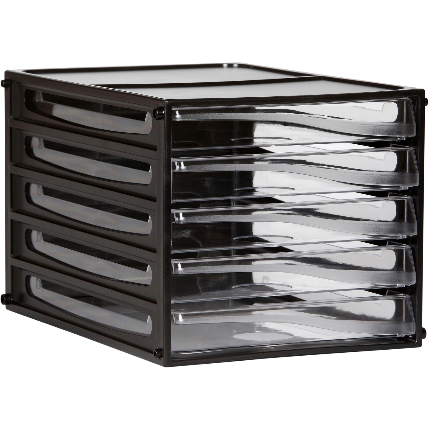 Esselte Desktop Filing Drawers A4 5D Black 1007676 49775