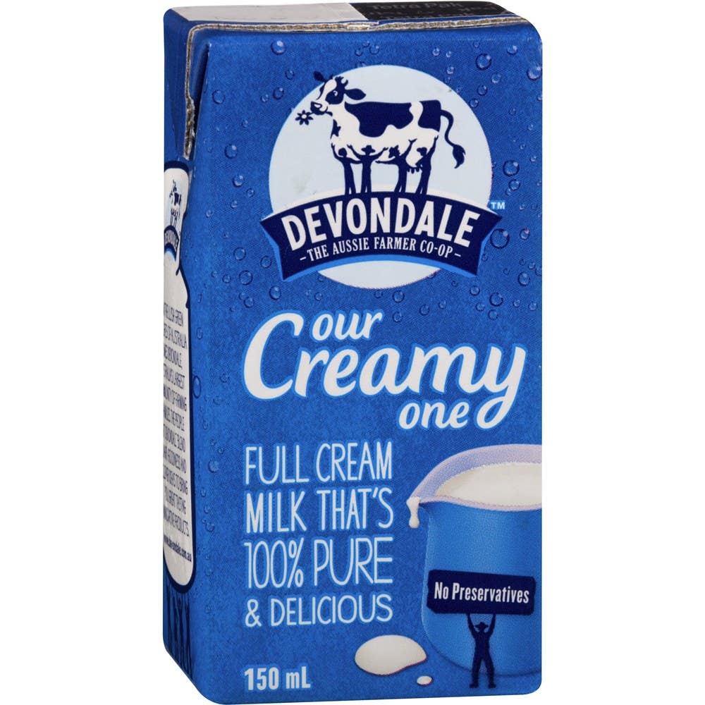 Devondale Full Cream Long Life Milk 150Ml Box 32 1008095 1001985