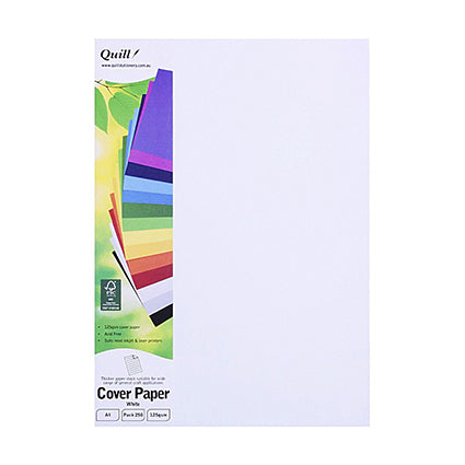 Rainbow Cover Paper A4 125 Gsm White_1008110_RCPA4500