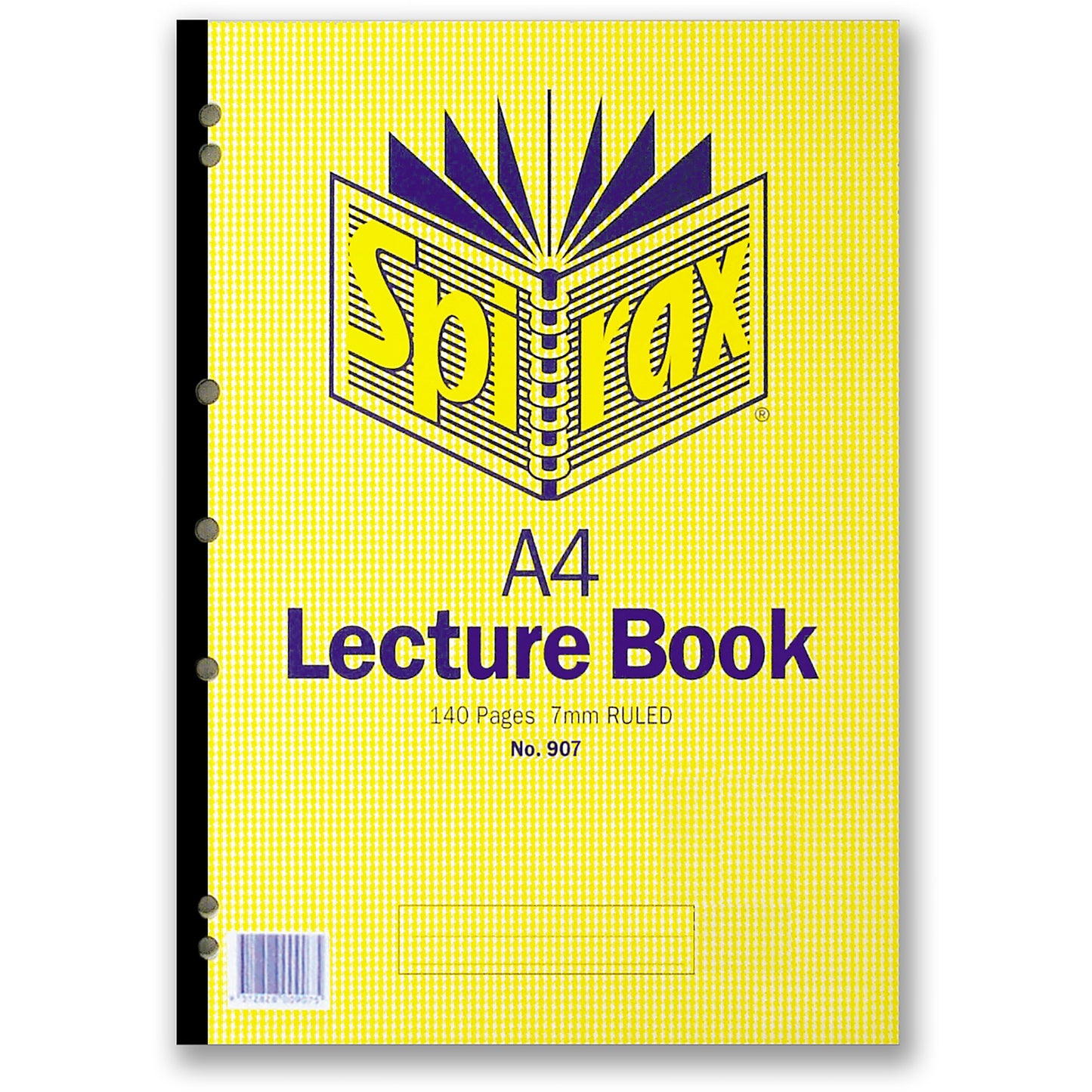 Spirax 907 Lecture Pad Side Opening A4 140 Page_1009991_42418