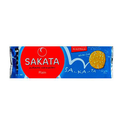 Sakata Rice Crackers Plain Fat Free Snacks 100G_1010543_304585