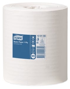 Tork Basic 120155 Centerfeed Towel 1 Ply m2 300M Ctn 6 1010907 120155