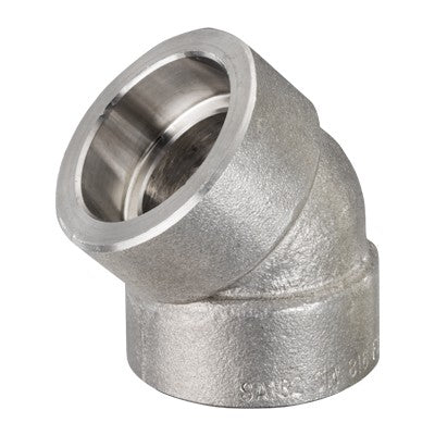 Elbow Forged Steel 3000lb 45 Deg Socket Weld 1/2'' 15mmNB 88837228 PEF15S