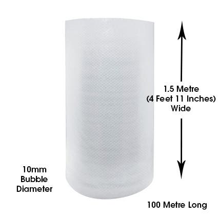 Polycell Bubblewrap 1500mm X 100M 10mm P10 Bubble 1011458 35337