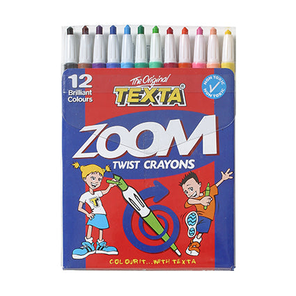 Texta Zoom Twist Crayons Assorted 12_1011756_49875