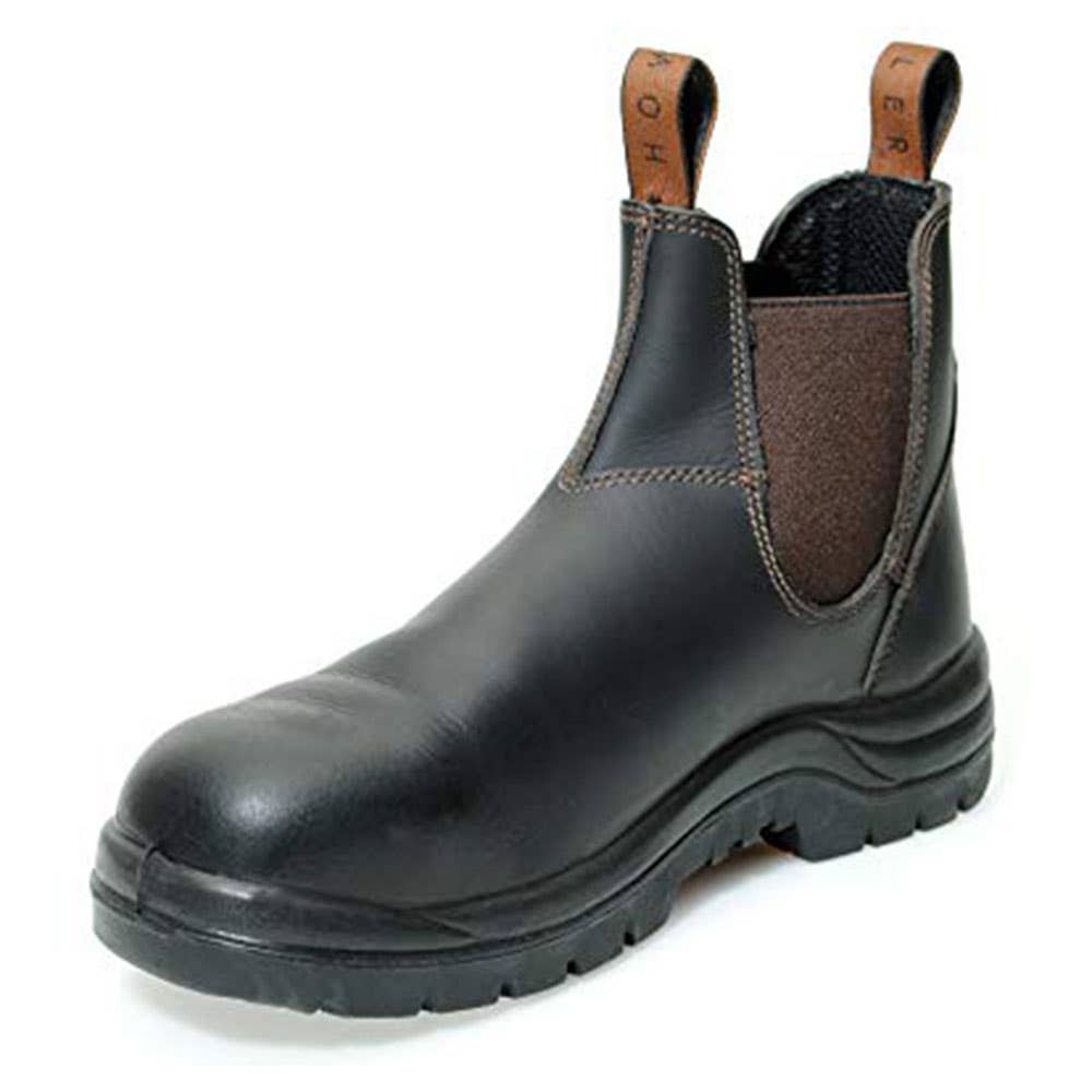 Boots Steel Toe Elastic Side TPU Sole Claret Devonport 12 Howler 1046003 86001
