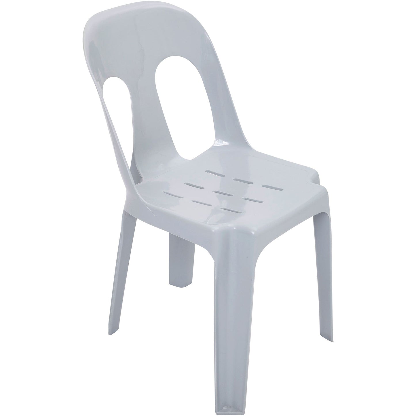 Rapid Chair Pipee Heavy Duty Plastic Polyproylene White 1014614 PIPPEE WHITE