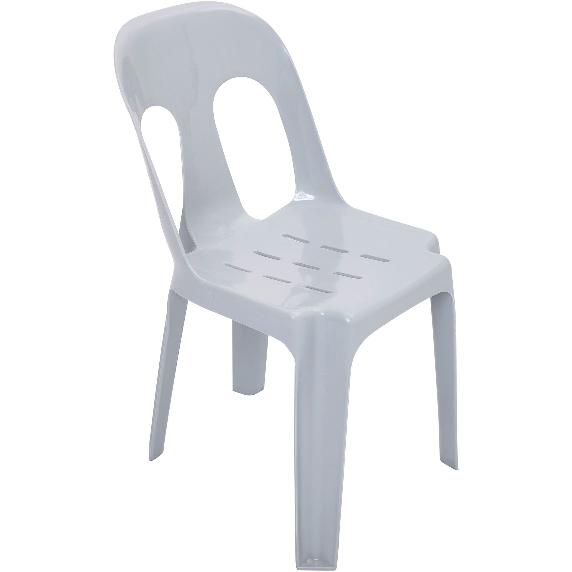 Rapid Chair Pipee Heavy Duty Plastic Polyproylene White 1014614 PIPPEE WHITE