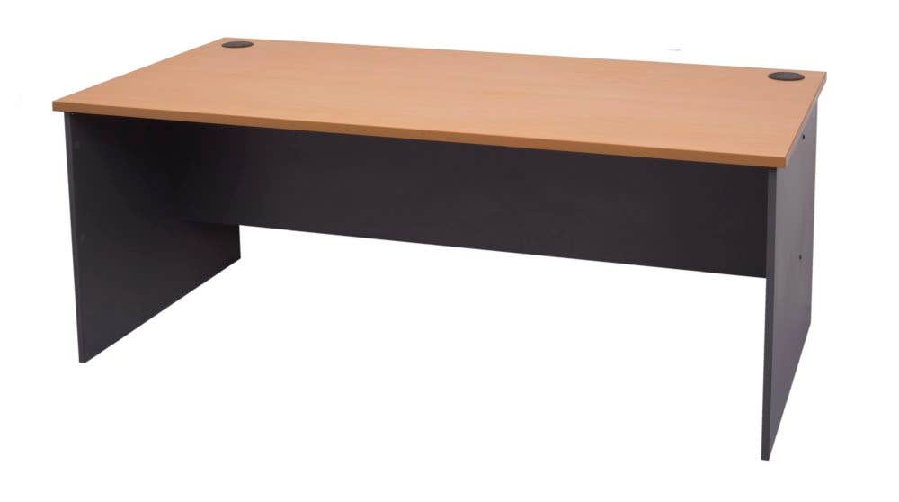Rapid Desk Open Worker 1800Wx750Dx730H Cherry/Ironstone 1015129 CDK1875 C/I