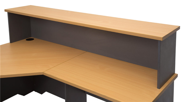 Rapid Worker Reception Hob 1500X350X400H Cherry/Ironstone_1015184_CHOB15N C/I