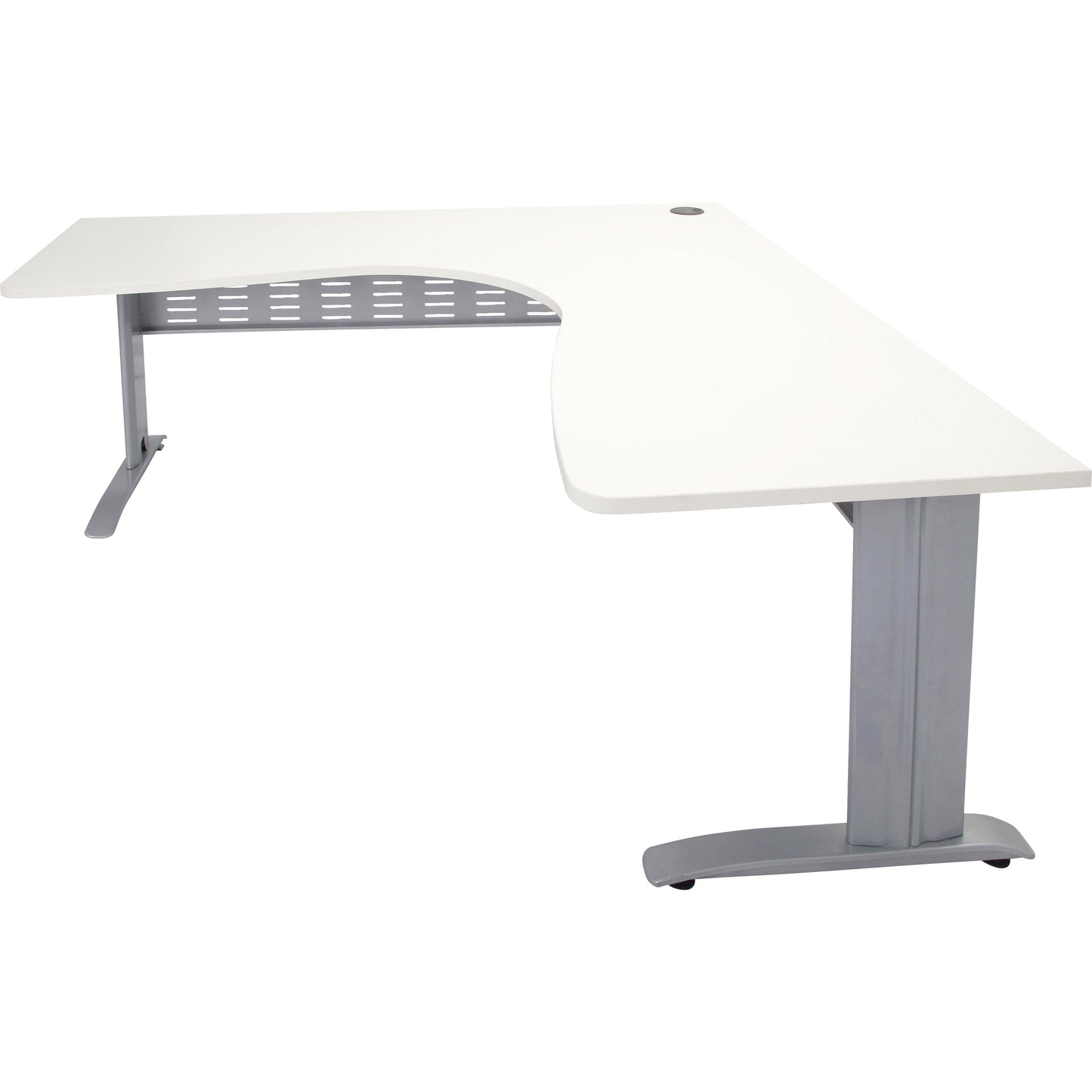 Rapid Span Workstation 1800X1800X700 Silver Metal Frame White Top_1015592_RSCWS18187M SNW