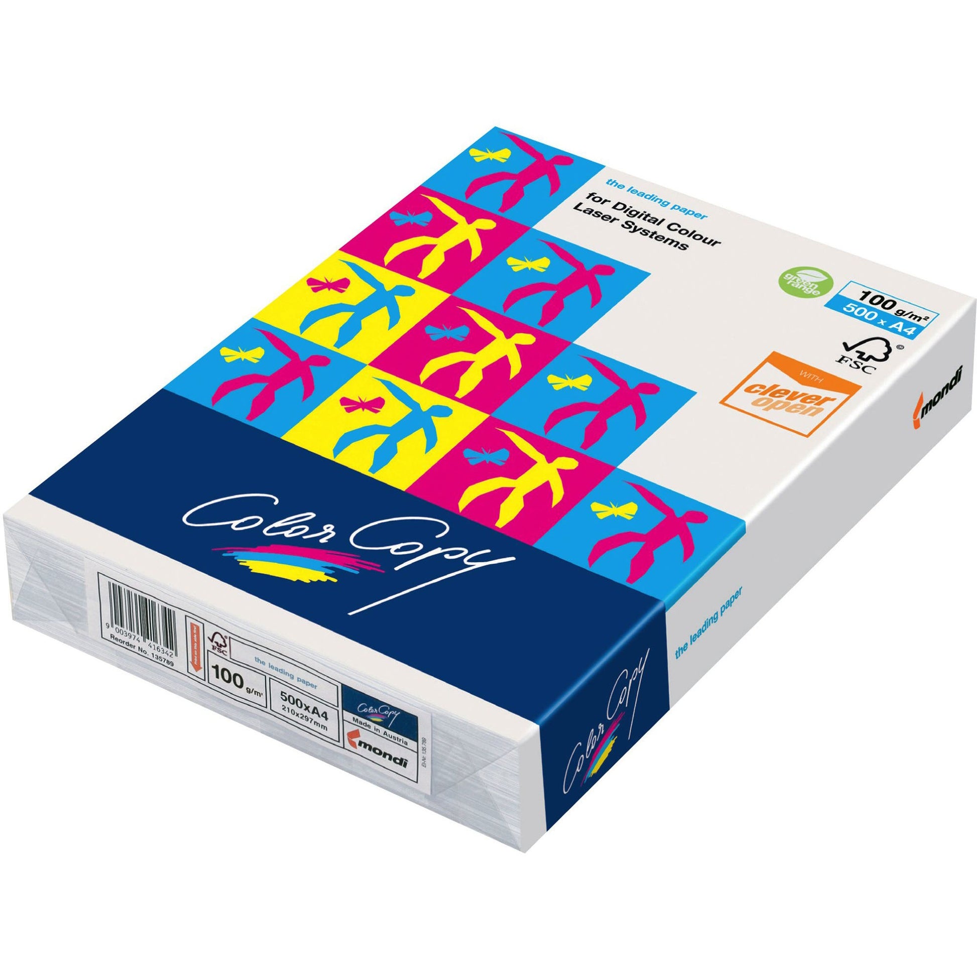Mondi Color Copy Paper A4 250Gsm White 125 1017616 126283