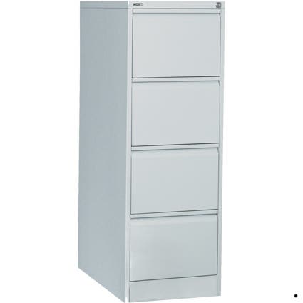 Rapid Filing Cabinet 4 Drawer Go Steel Silver Grey_1019832_GFCA4 SG