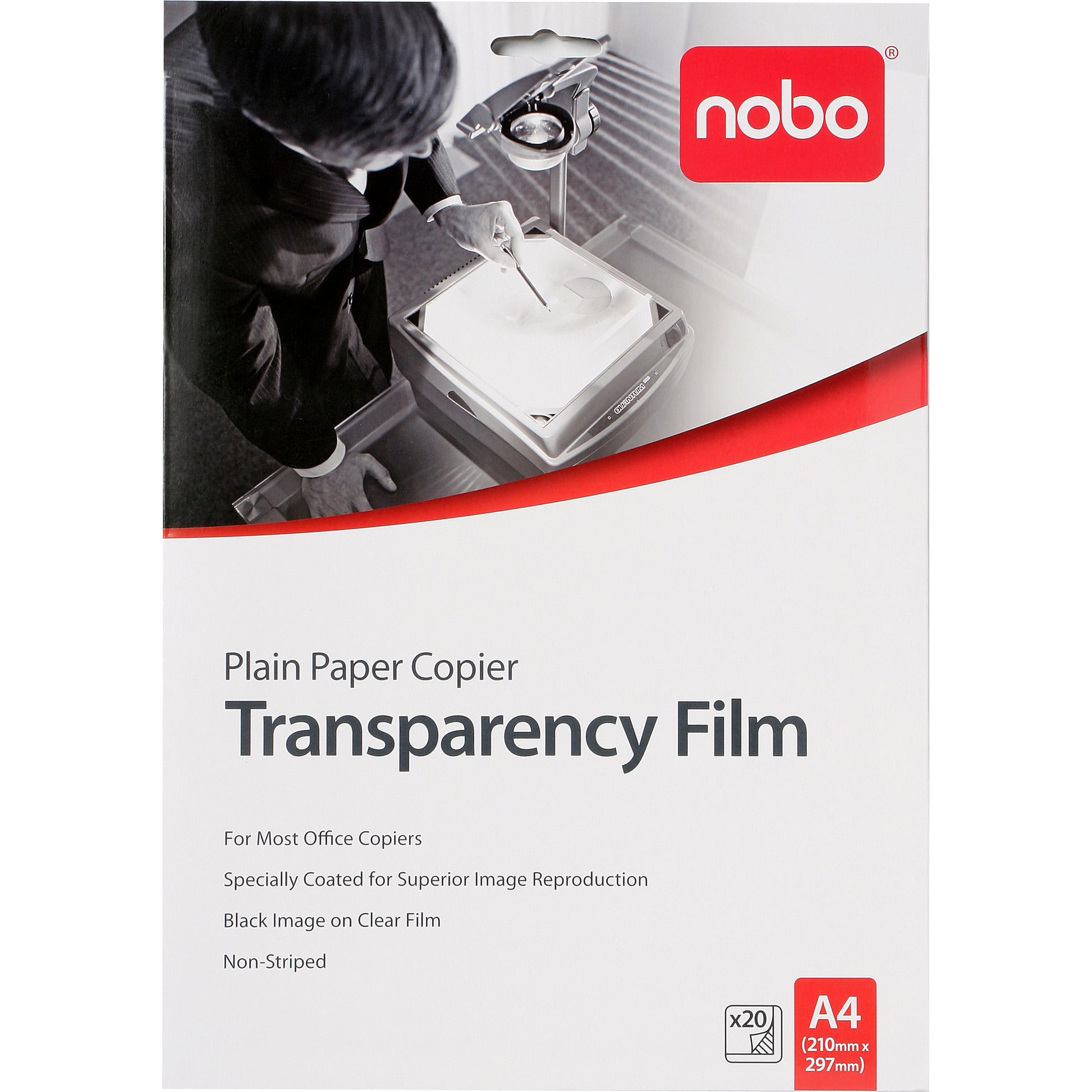 Nobo Transparency OHP Film A4 Clear Pack 20_1021912_41453