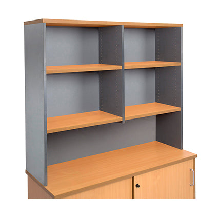 Rapid Overhead Hutch 1200X1070X315 Beech/Ironstone_1027066_CH12 B/I