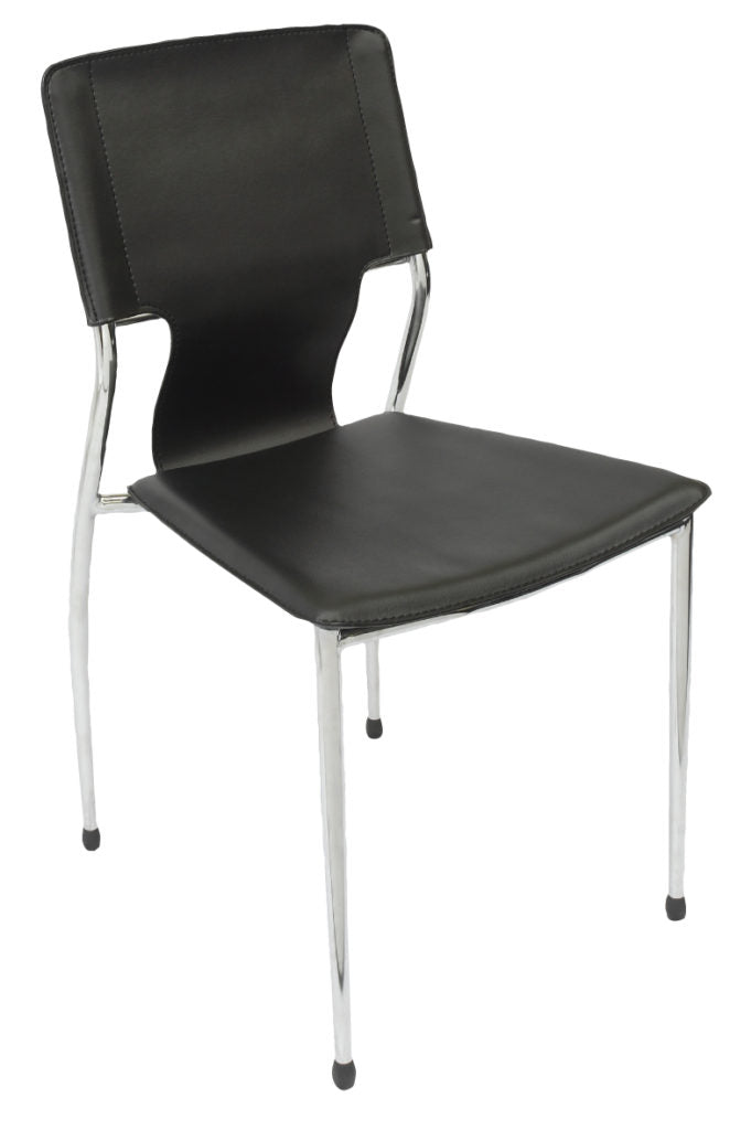 Chair Visitor Fernando Chrome Frame Black_1027562_FERNANDO B_NLA