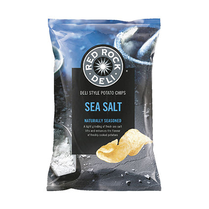 Red Rock Deli Sea Salt Potato Chips 165G Carton 12_1028293_023786