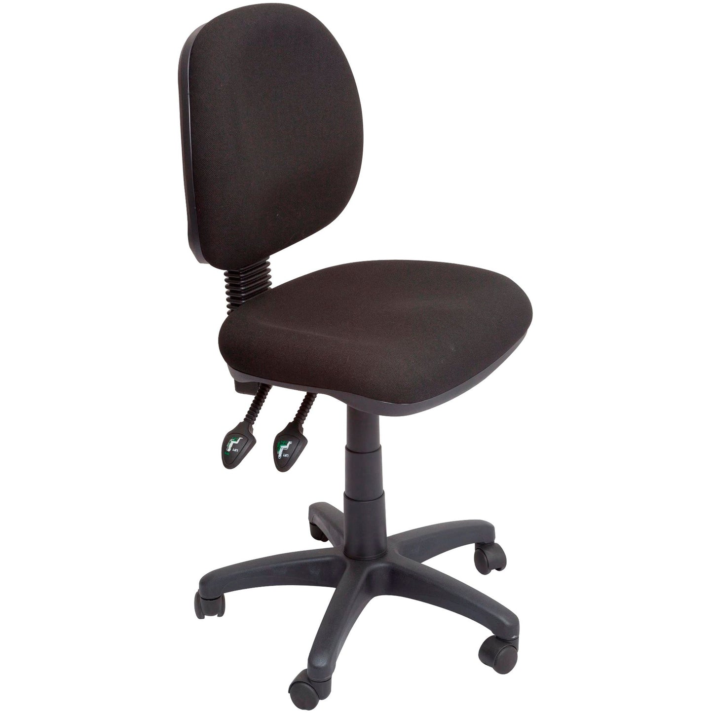 Rapid Ec070Cm Mid Back Task Chair Fully Ergonomic Black 1029576 EC070CM BL