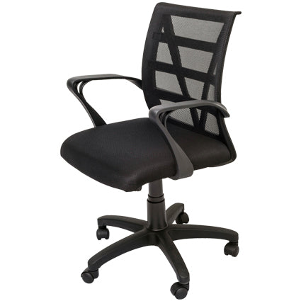 Rapid Vienna Mesh Back Task Chair With Arms Black Mesh_1029577_VIENNA BK