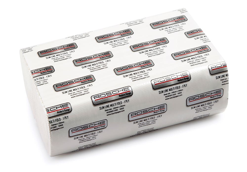 Rosche Airweave Hand Towels 6317 Multifold 120 Sheets 230X235mm 20 1029959 6317