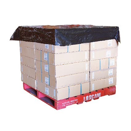 Pallet Caps 1700mm Square X 25Um Black Pack 250 1030955 11191