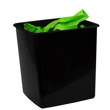 Italplast Tidy Bin 15L Greenr Recycled Black 1033363 50513