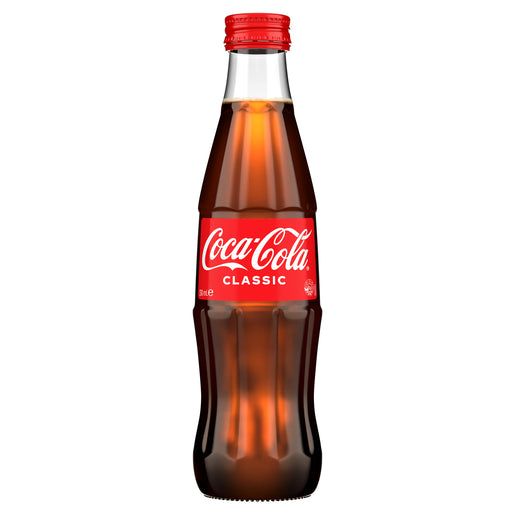 Coca-Cola Drink Coke Glass Bottle 330ml Box 24_1034074_956441