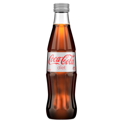 Coca-Cola Drink Diet Coke Glass Bottle 330ml Box 24_1034076_956449