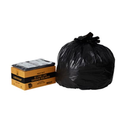Tailored Packaging Bin Liner Kitchen Tidy 36L Black 1000 1037077 HDB36LBIO