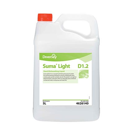 Diversey Dishwashing Liquid Concentrate Suma Light D1.2 5 Litre (2) 1037288 4626140