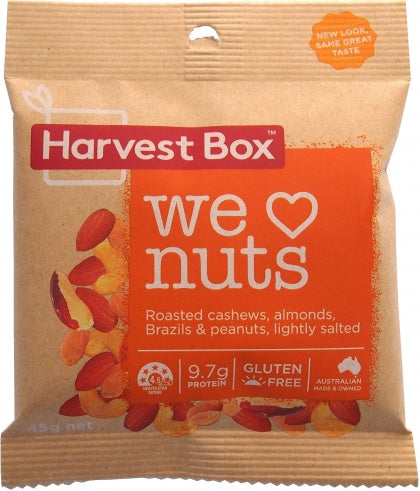 Harvest Box Snack Pack We Love Nuts 45G Pack 10_1037436_SP1011