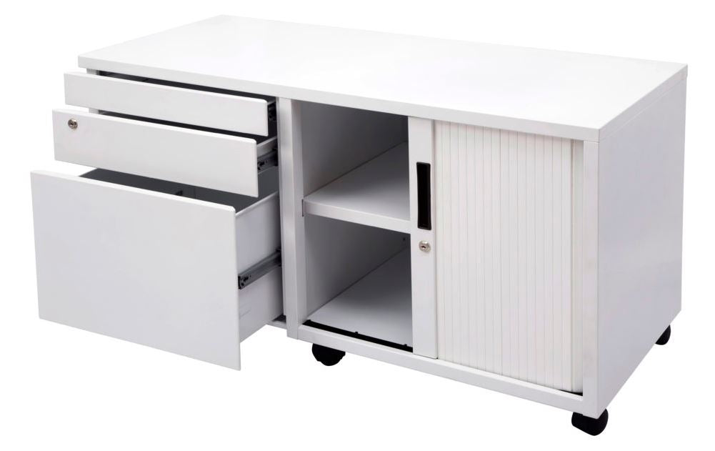 Rapid Mobile Caddy Tambour Door Right Hand Side White China_1037574_GCADR