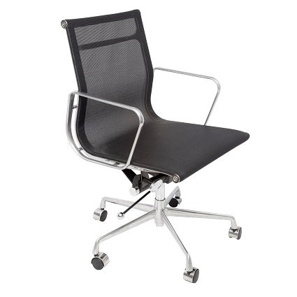 Rapid Wm600 Mesh Boardroom Chair Chrome Base Black_1037694_WM600 B_NLA