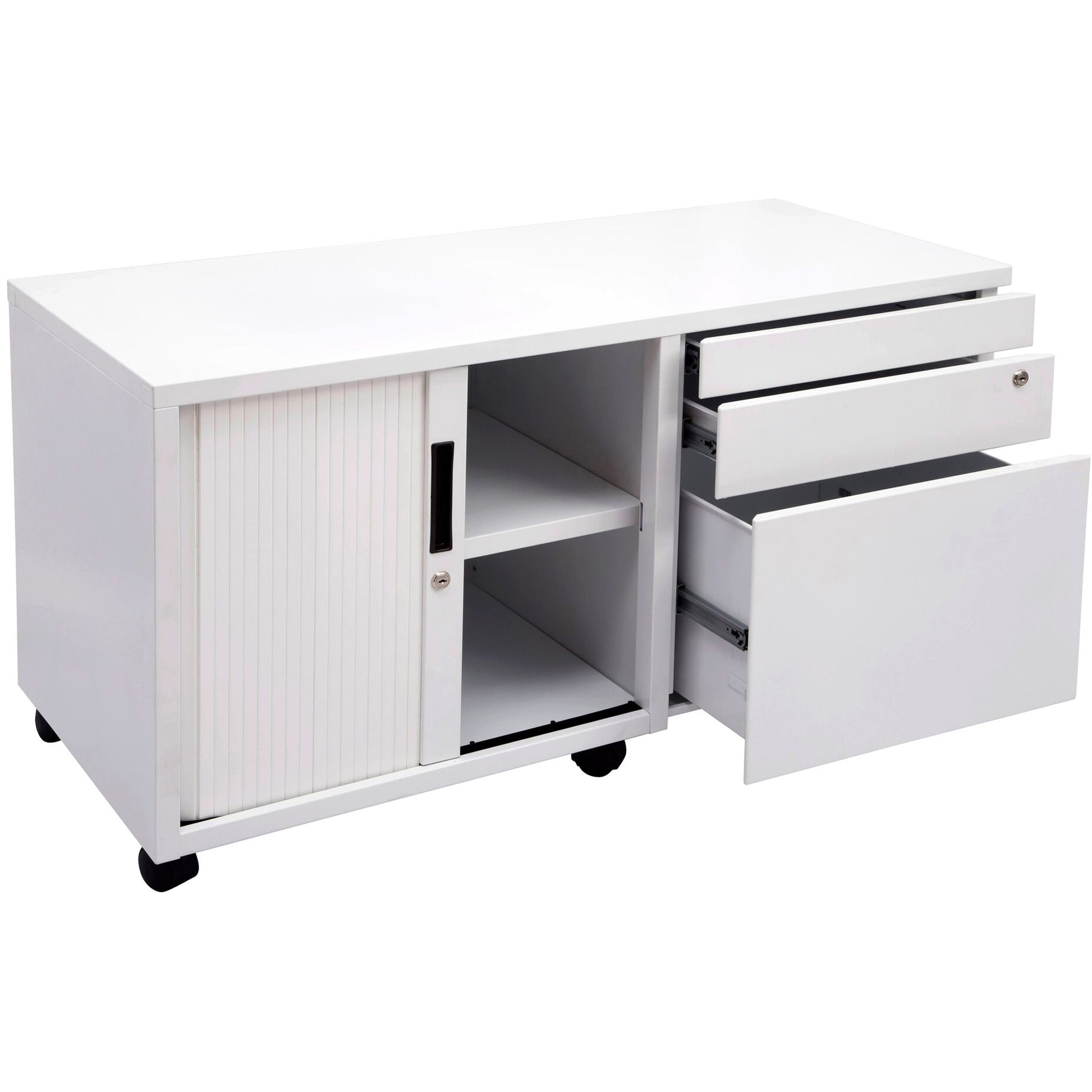 Rapid Mobile Caddy Tambour Door Left Hand Side White China_1037712_GCADL