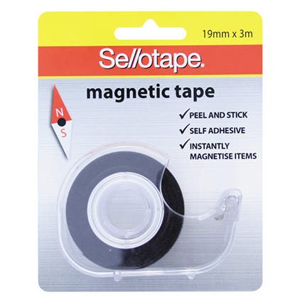 Sellotape Magnetic Tape 19mm X 3M Clear Pk 6 1038475 994002
